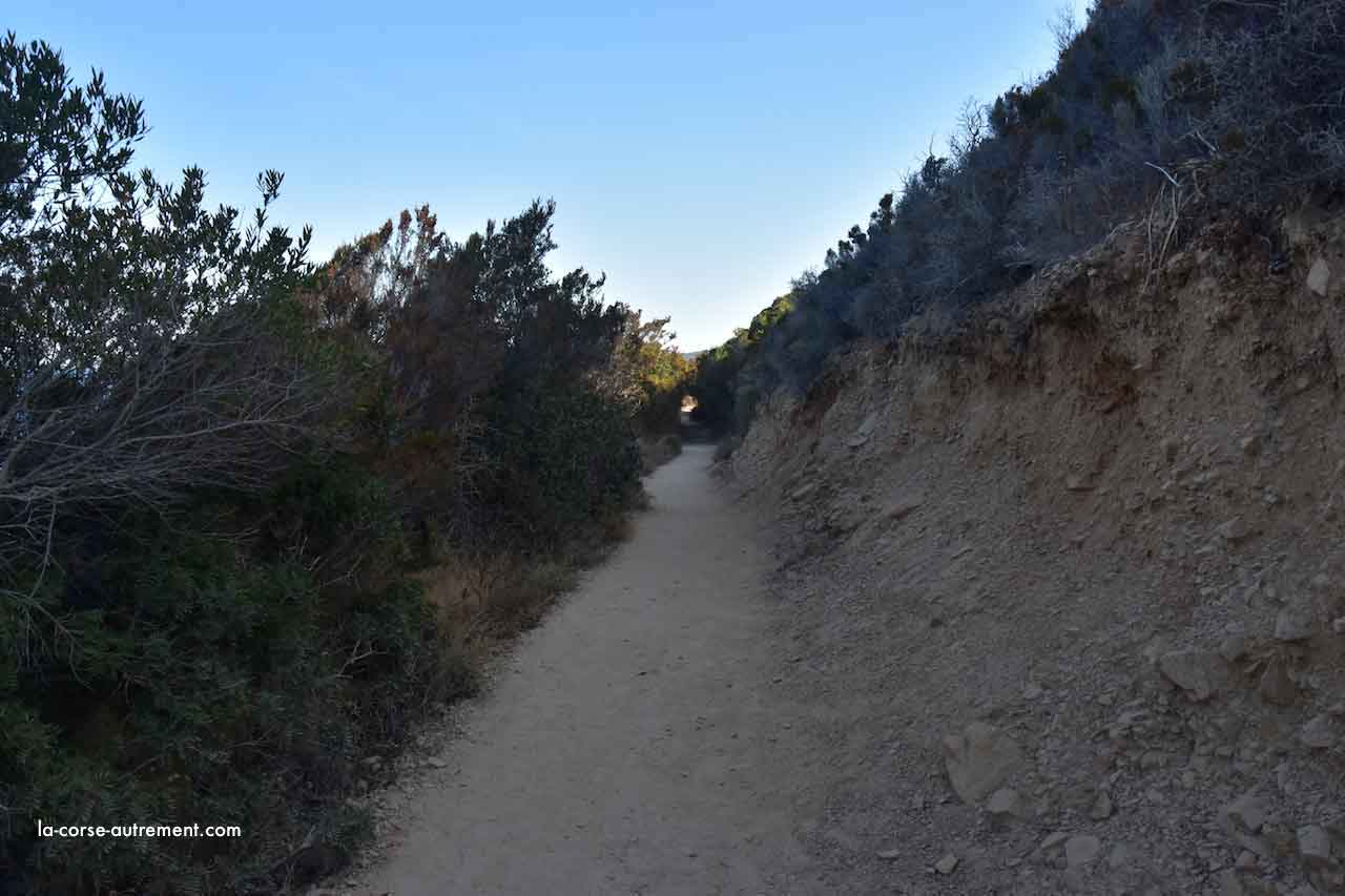 Sentier des douaniers, La Parata