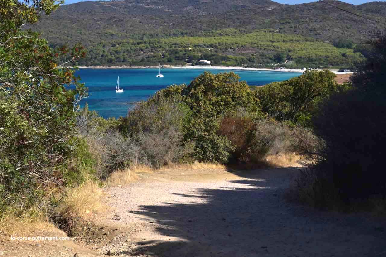 Sentier des douaniers, La Parata