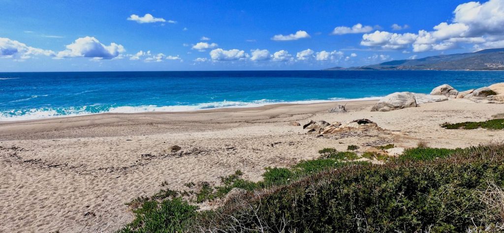 La plage du Liamone en Corse