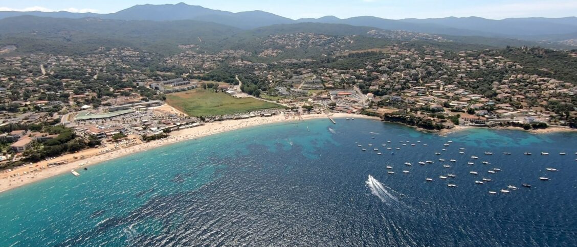 Porticcio vue du ciel