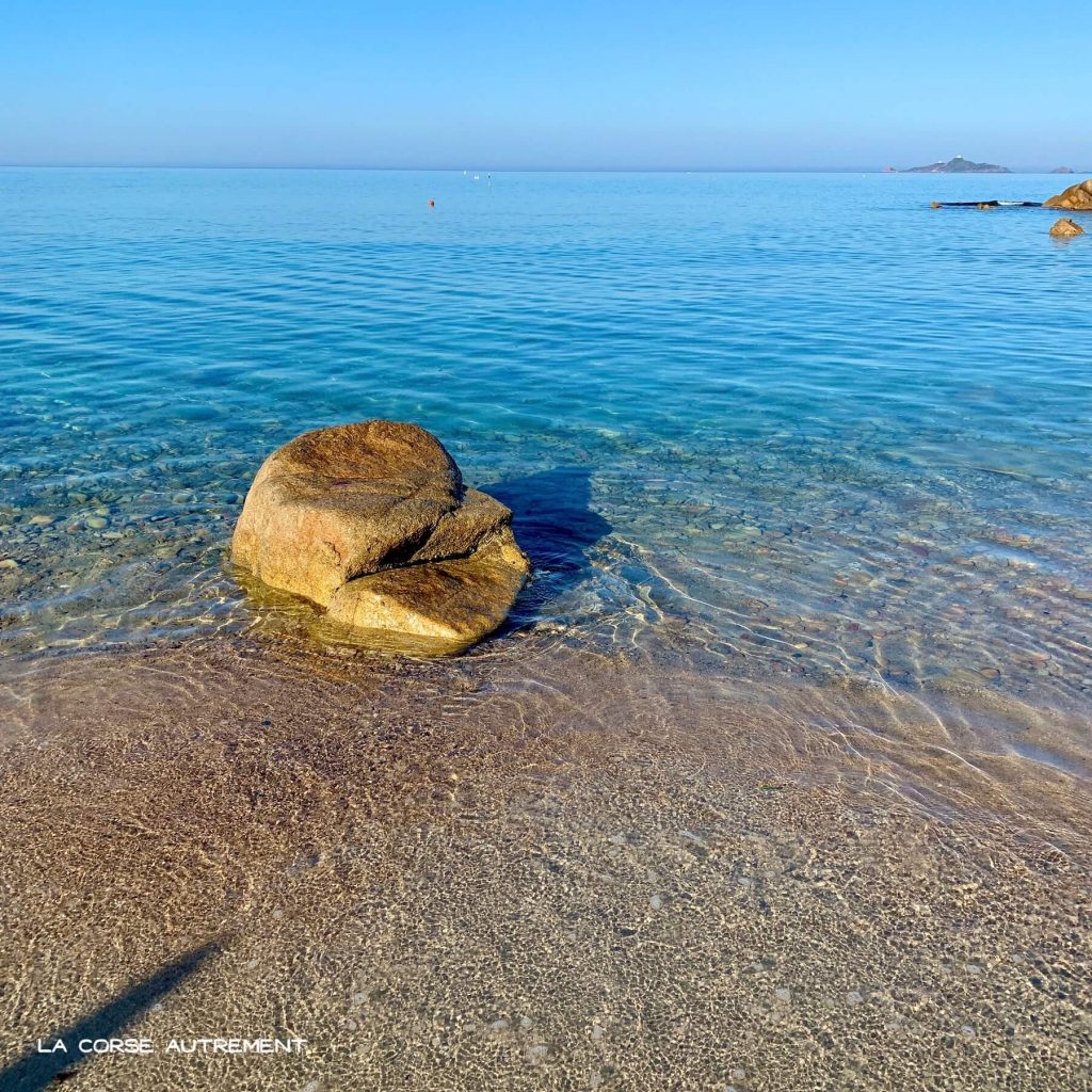 La plage du Scudo, Ajaccio