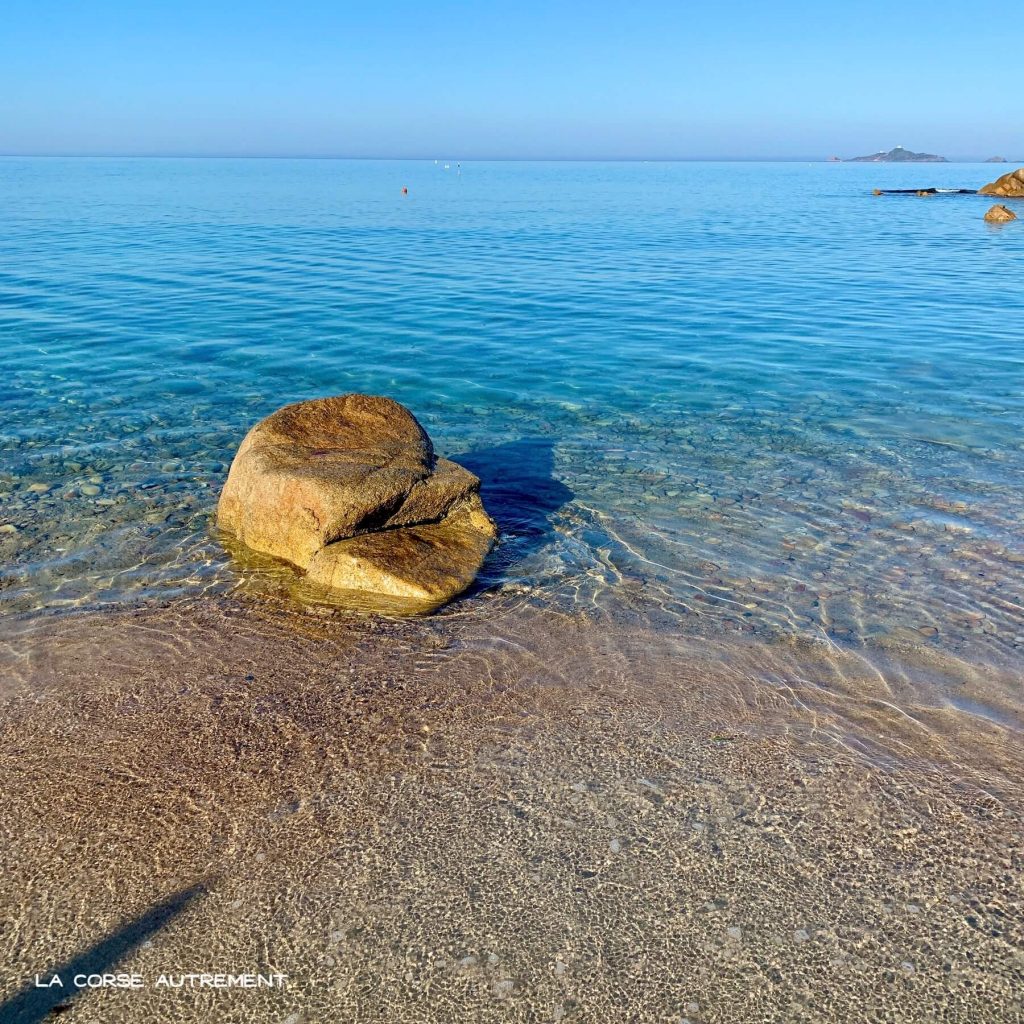 La plage du Scudo, Ajaccio