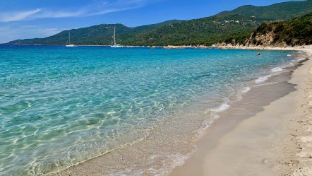 La plage de Cupabia en Corse