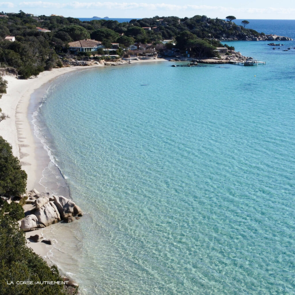 La baie de Santa Giulia en Corse