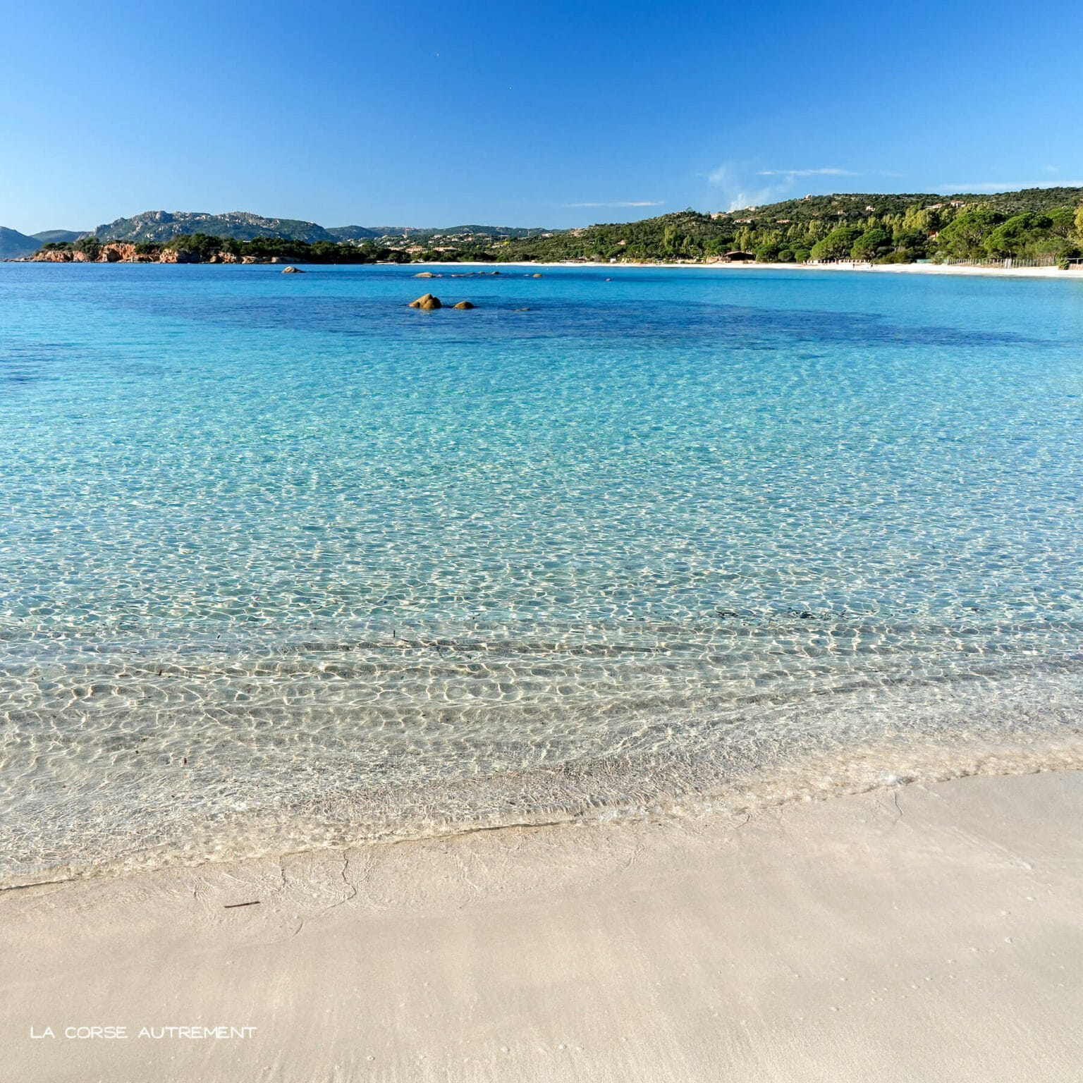 La plage de Tamaricciu, Palombaggia à Porto-Vecchio