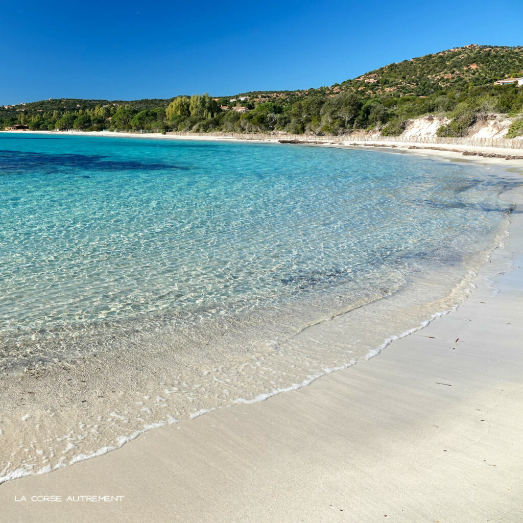 La plage de Tamaricciu en Corse