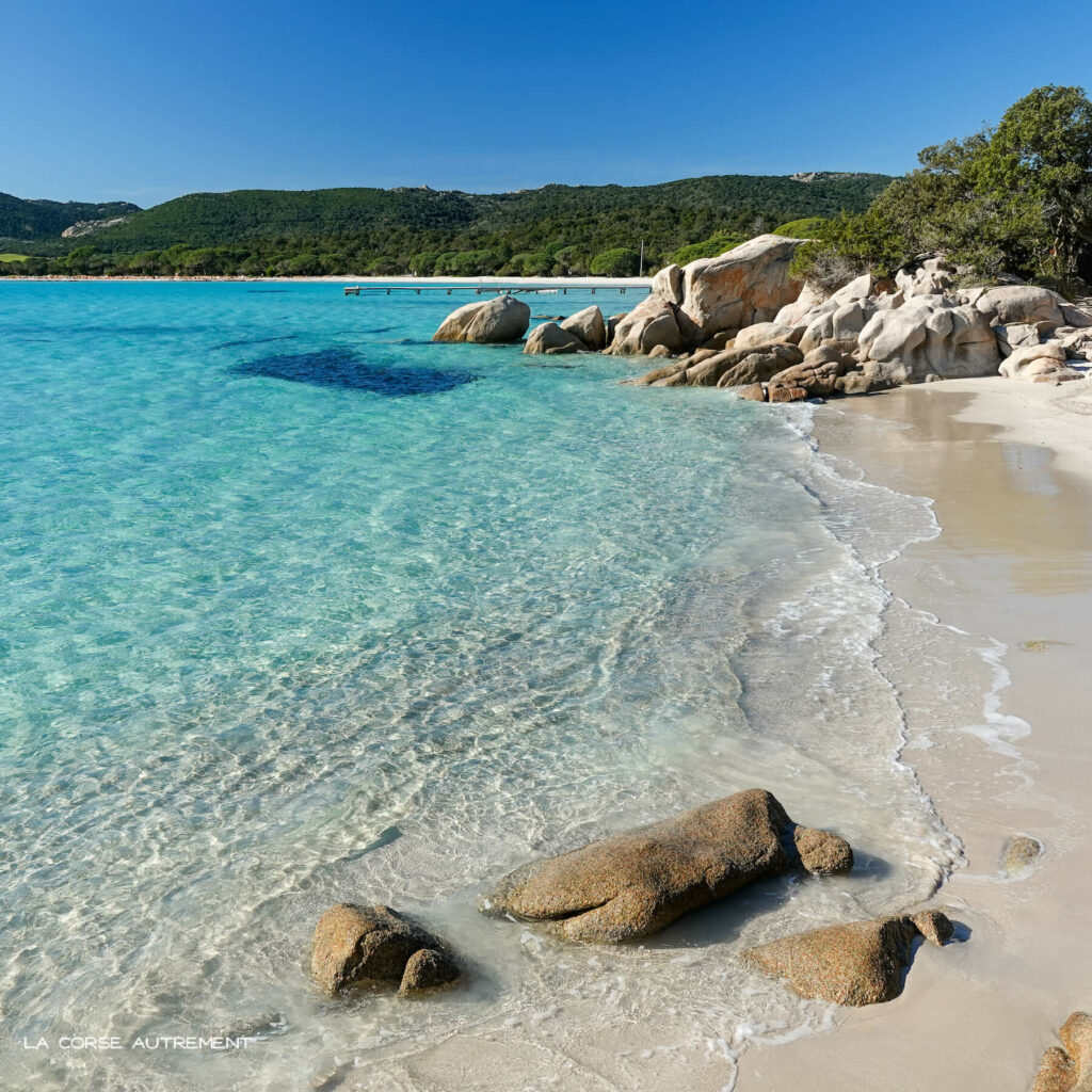 La baie de Santa Giulia en Corse