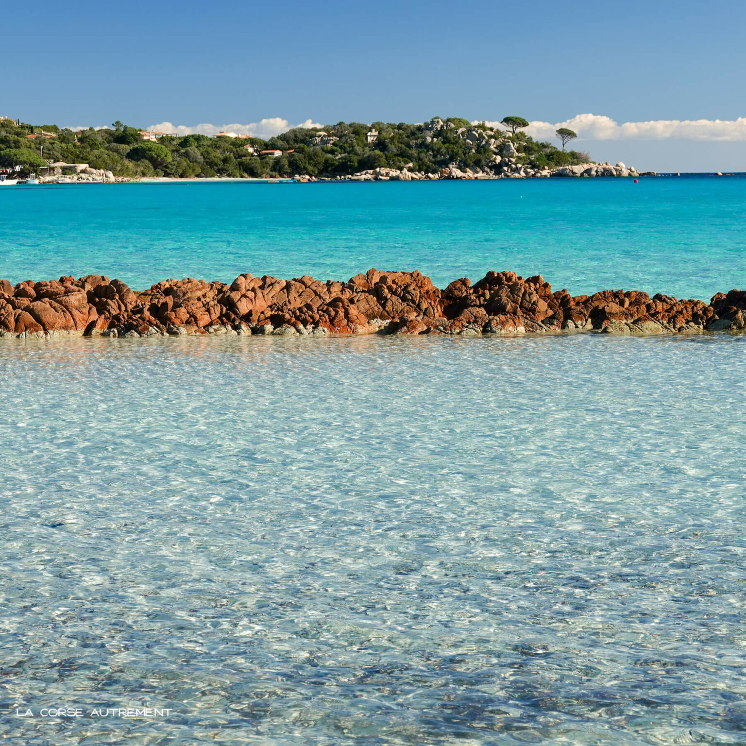 La plage de Santa Giulia en Corse du Sud
