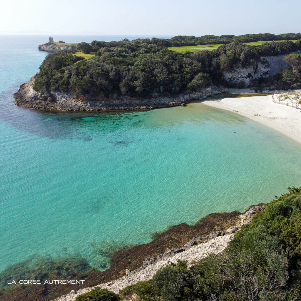 La plage du Petit Sperone, Bonifacio