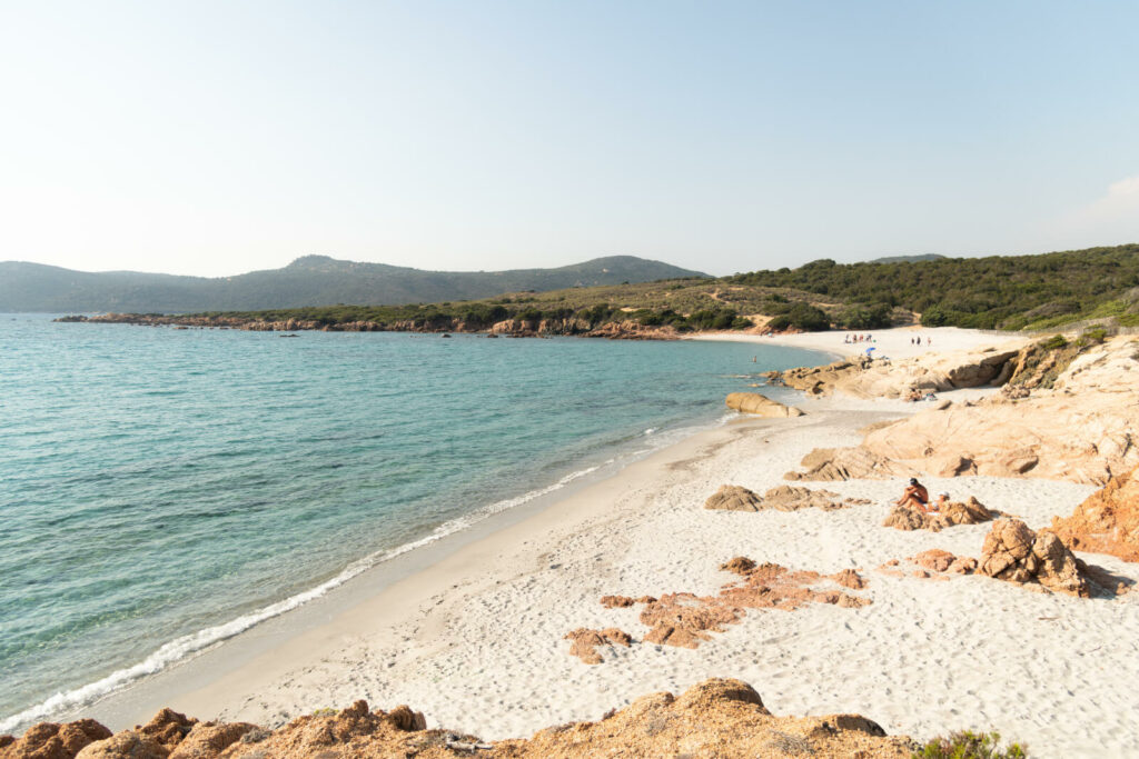 La plage d'Argent en Corse