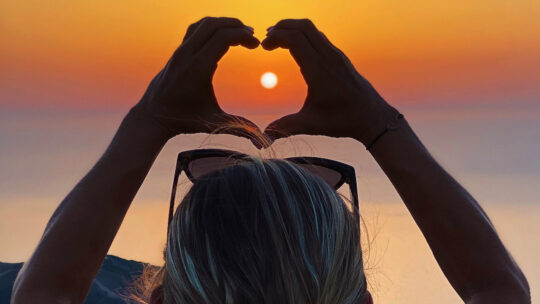 Coucher de soleil insolite A Piuma
