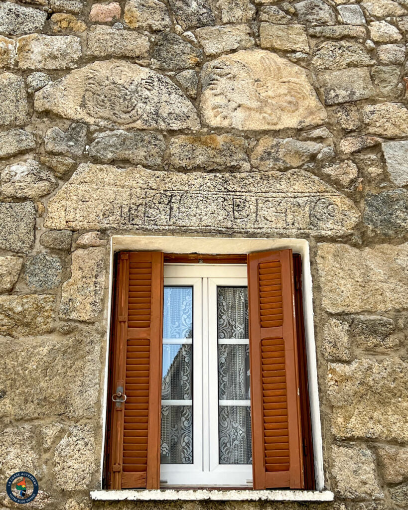 Le village de Bastelica en Corse
