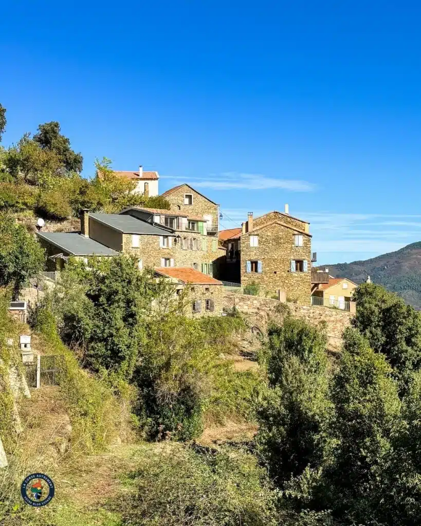 Le village d'Aiti en Corse
