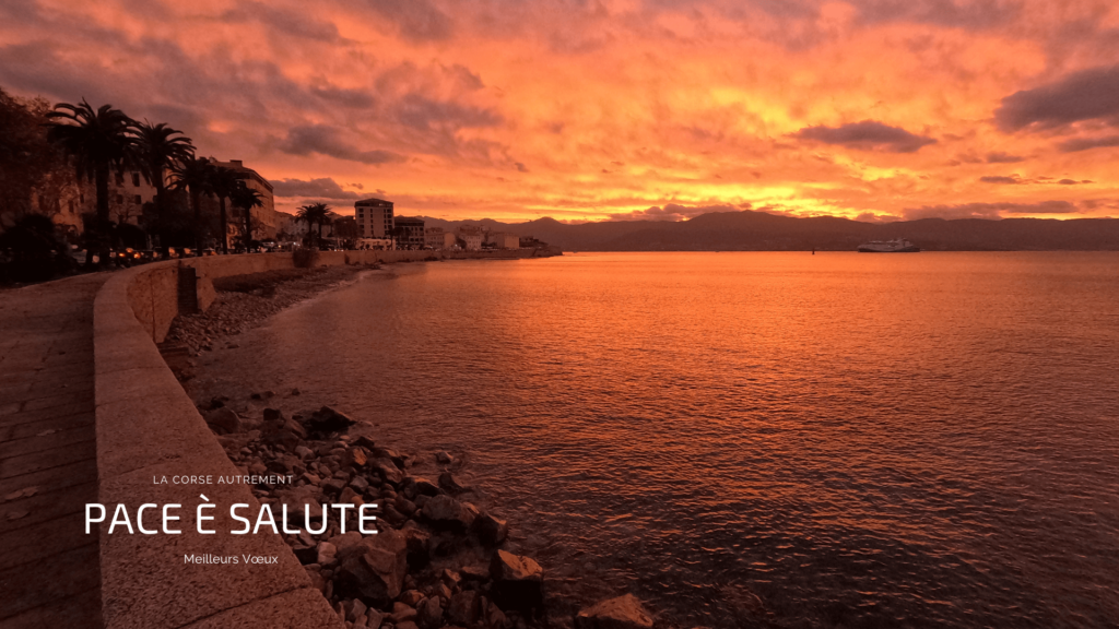 Lever de soleil sur Ajaccio