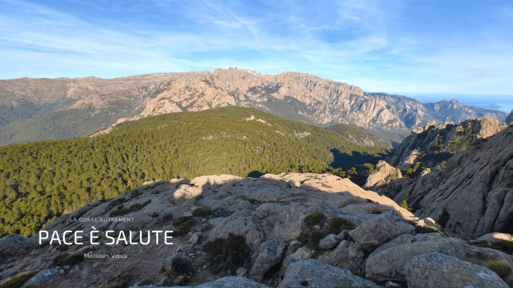 Aiguilles de Bavella carte de vœux