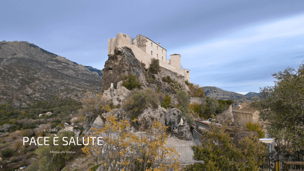 Citadelle de Corte carte de vœux