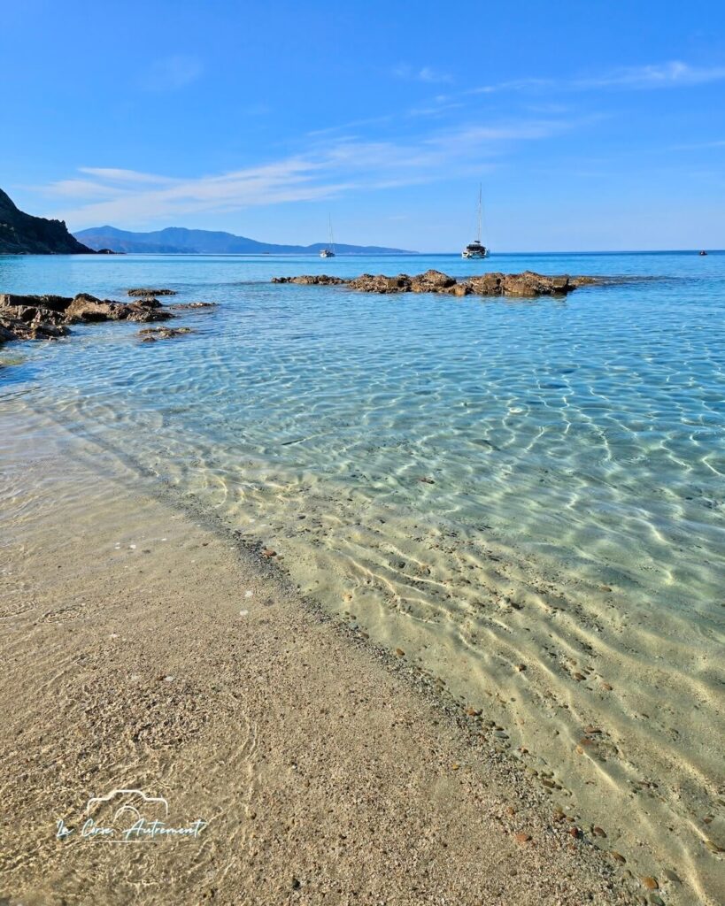 La plage de Menasina, près de Cargèse