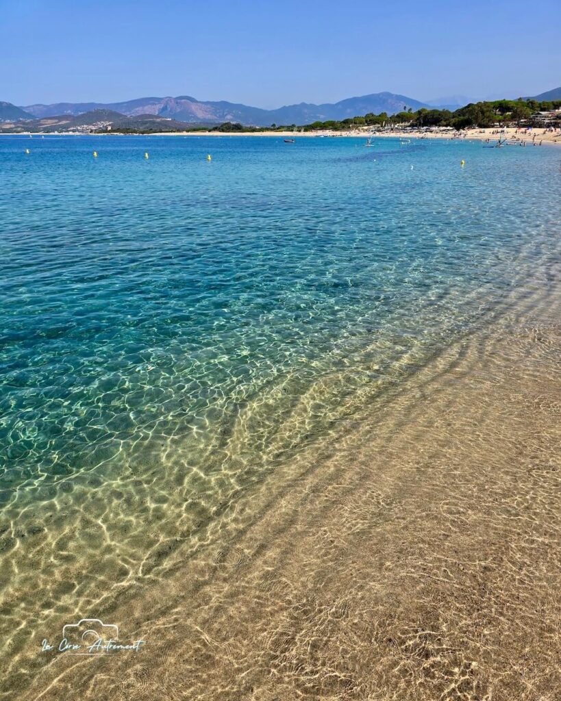 La plage de Porticcio