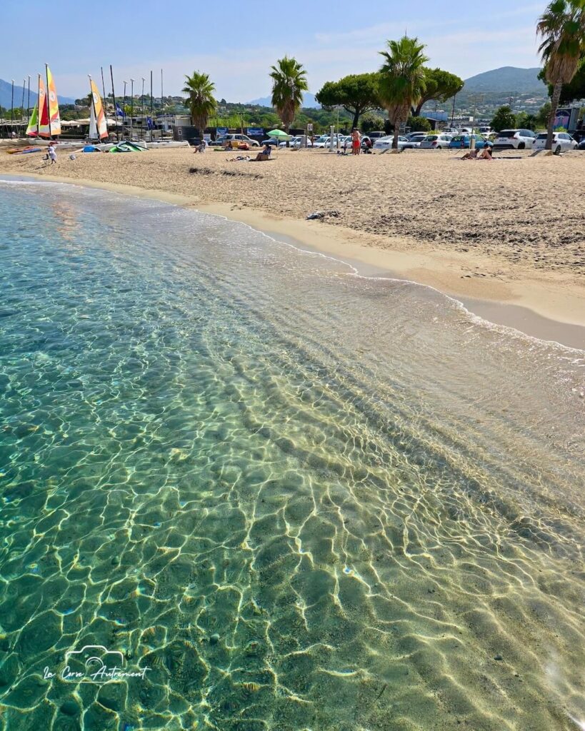 La plage de Porticcio