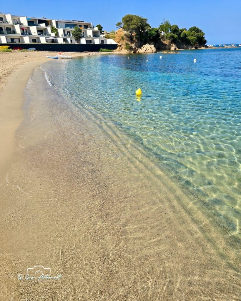 La plage de Porticcio