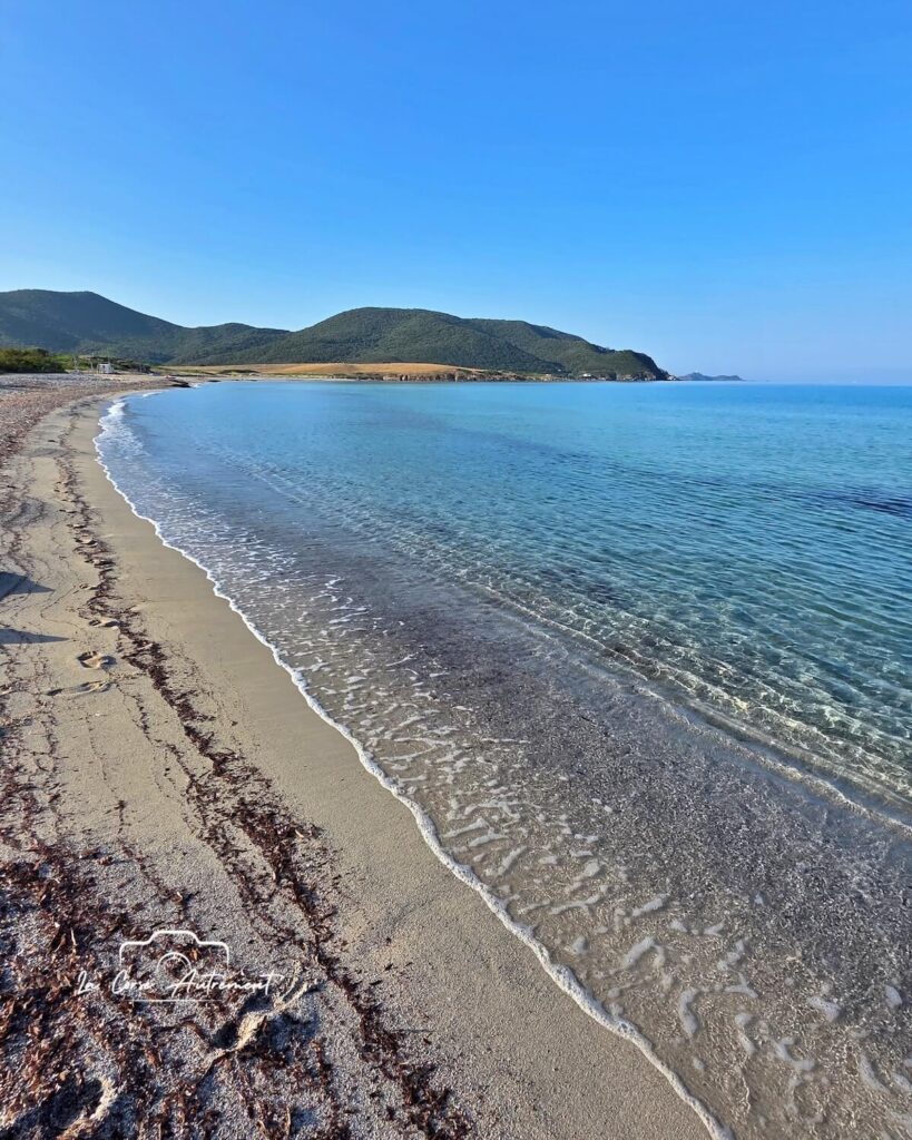 La plage de Capo di Feno, Ajaccio