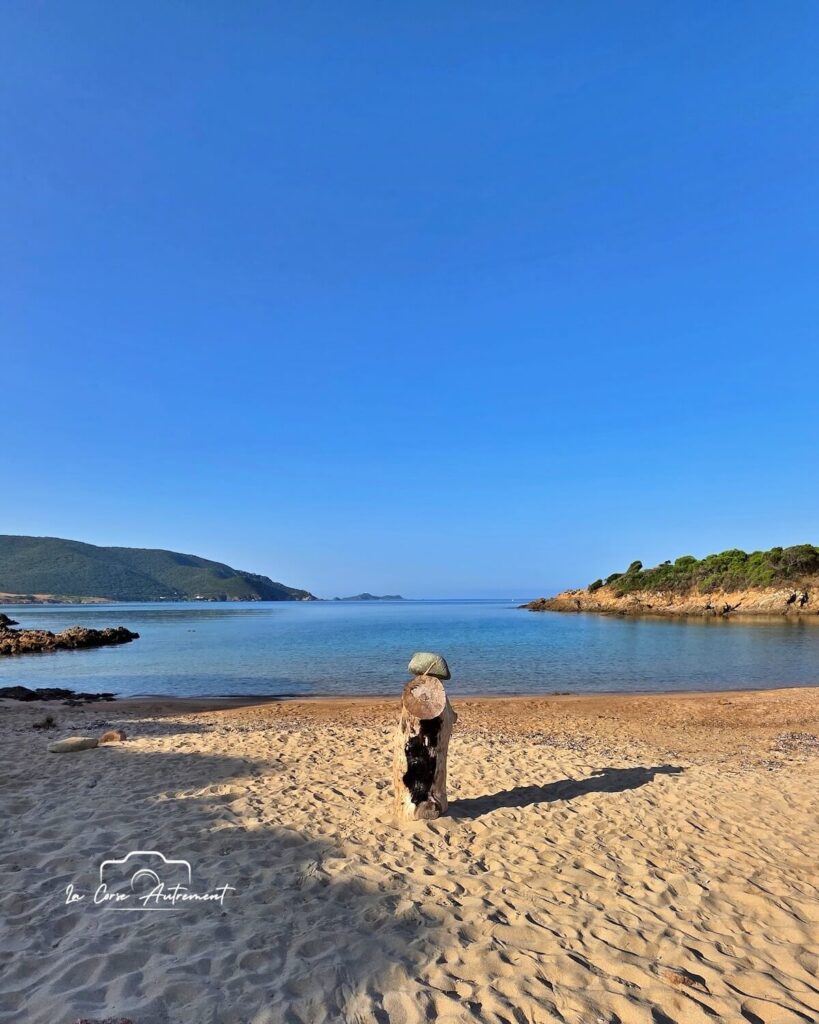 La plage de Capo di Feno, Ajaccio