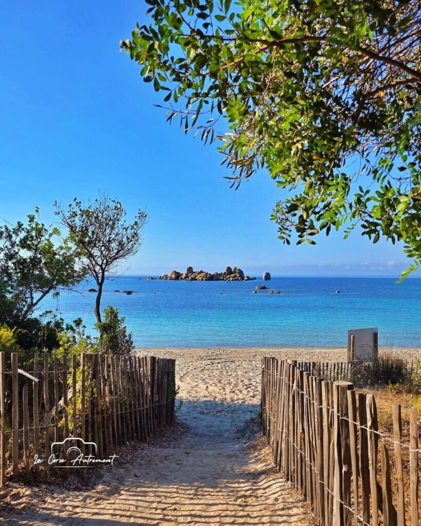 La plage de Tamaricciu
