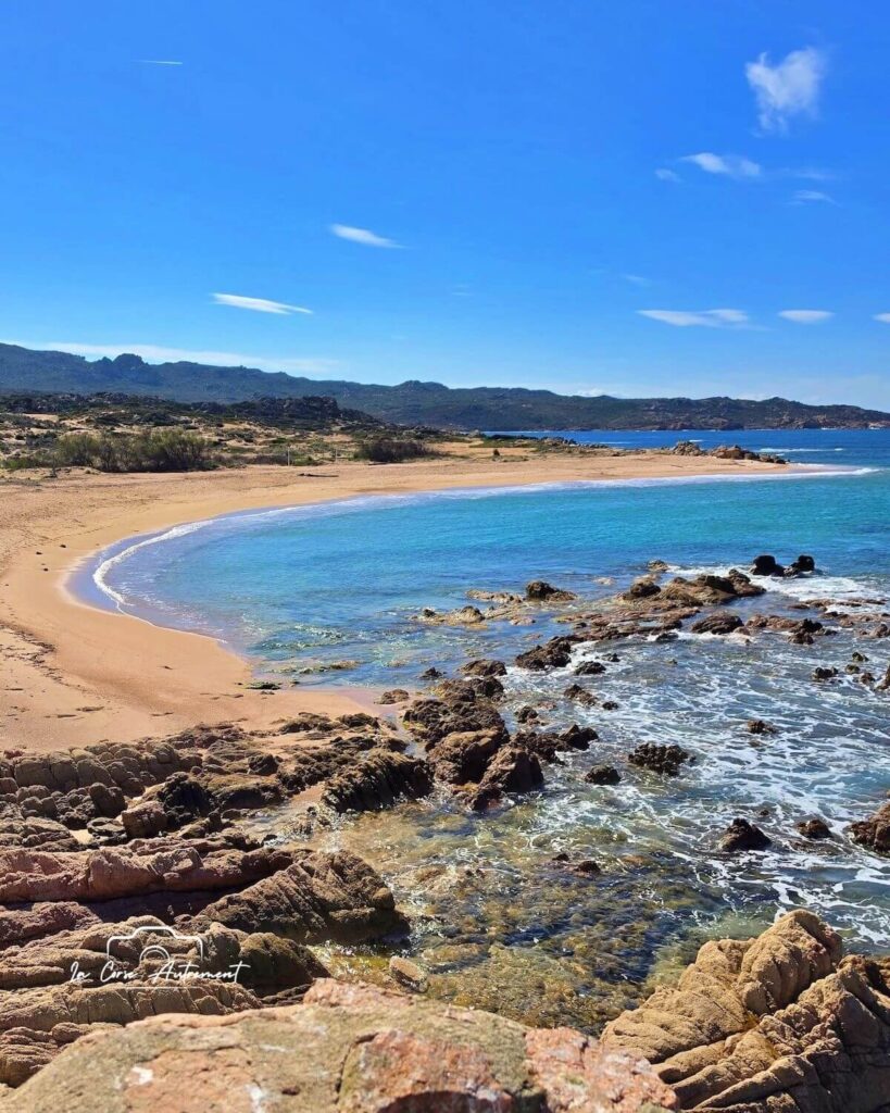 La plage de La Tonnara, vers Bonifacio