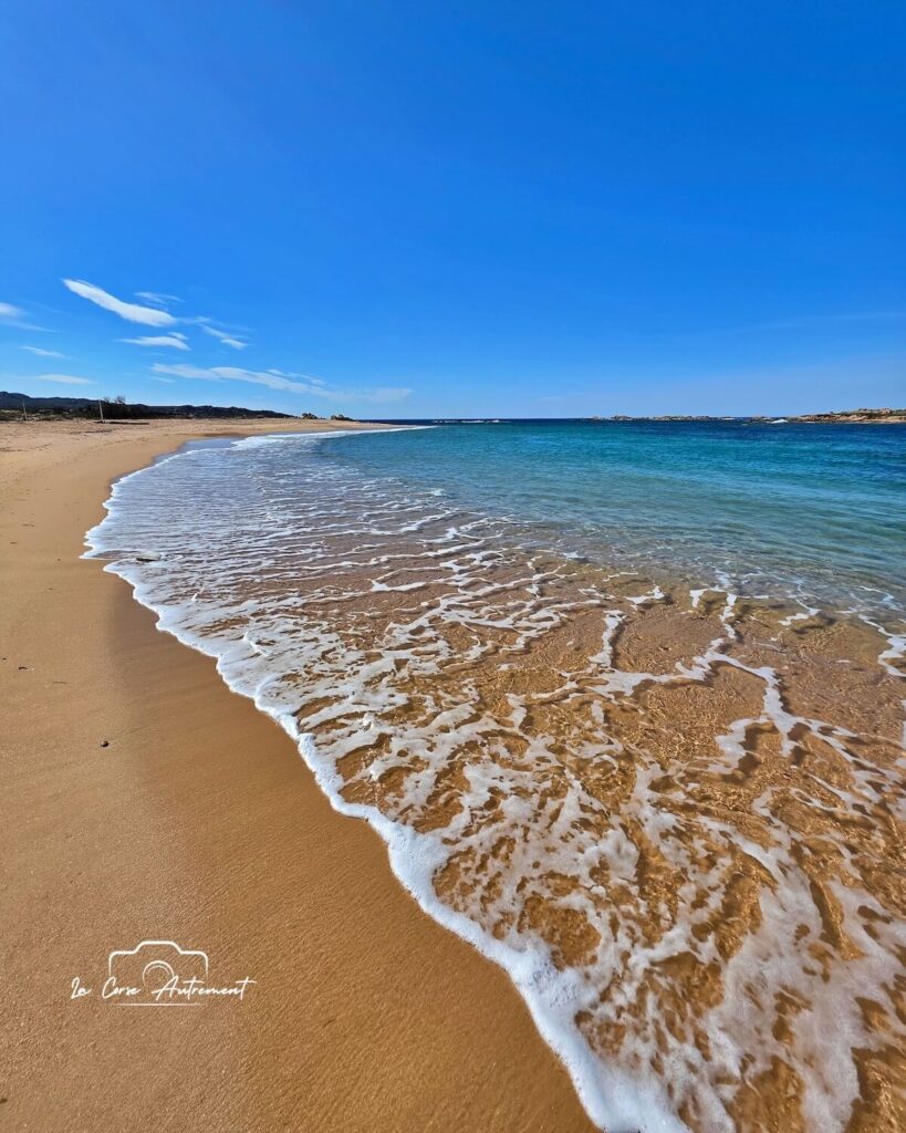 La plage de La Tonnara, vers Bonifacio