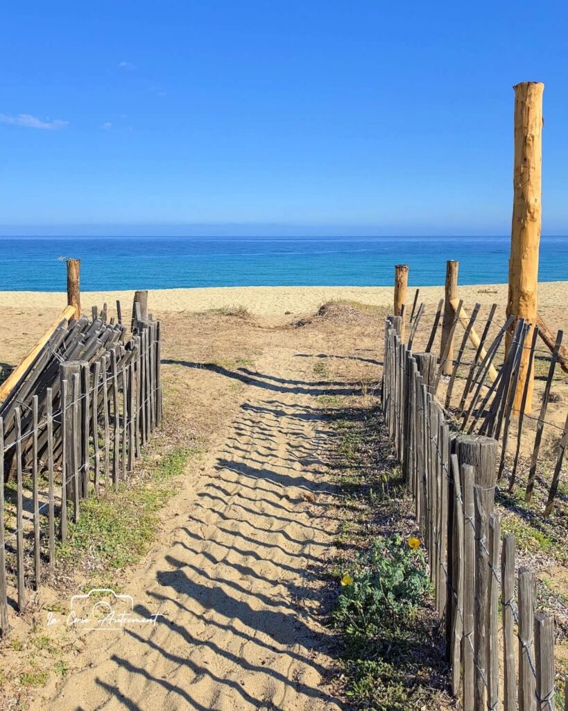 La plage de Lozari, en Balagne