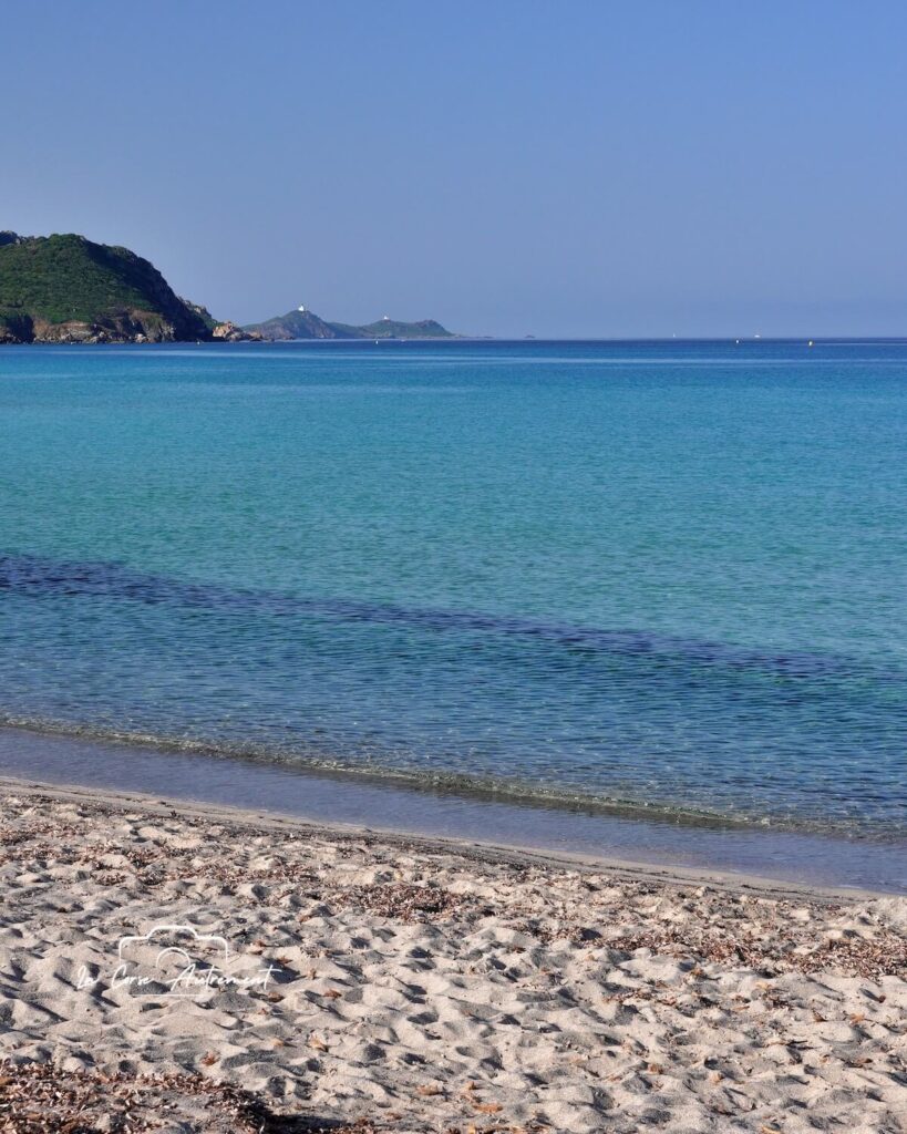 La plage de Capo di Feno, Ajaccio